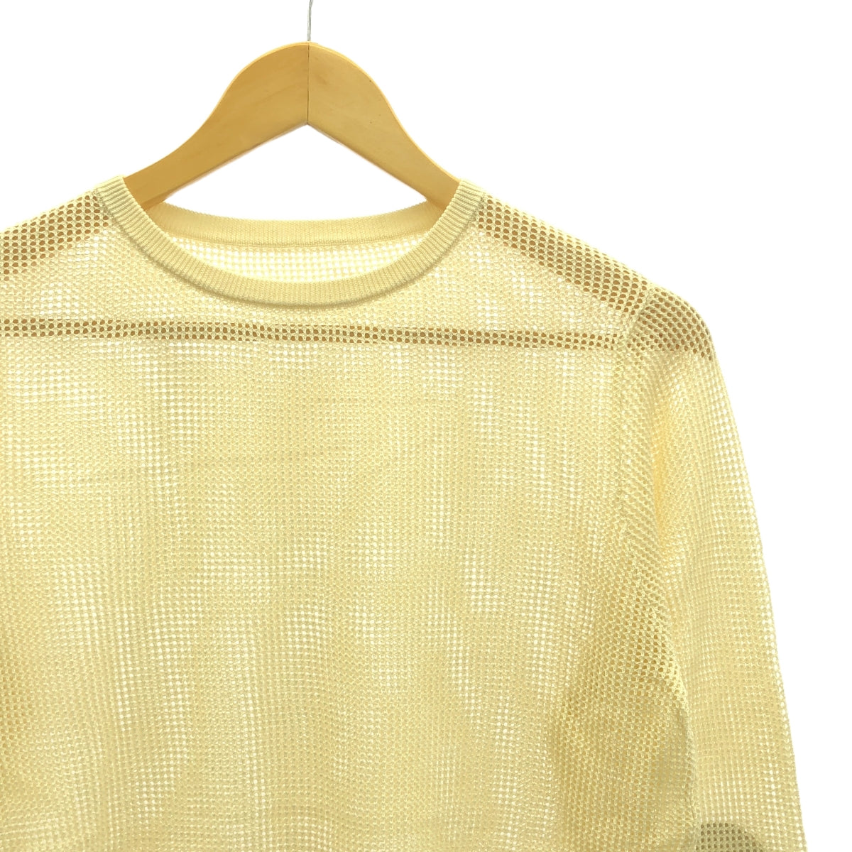 ANTHOM |超長瑞士棉網眼針織 |尺寸 38 |米色 |女性的