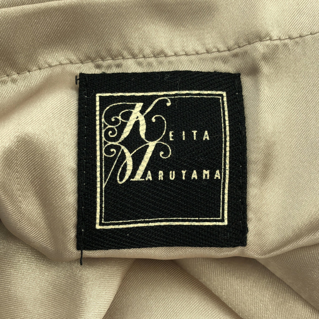 KEITA MARUYAMA / 케이타 마루야마 | 다른 소재 전환 퀼팅 드로우 스트링 토트 백 / 총 안감 |