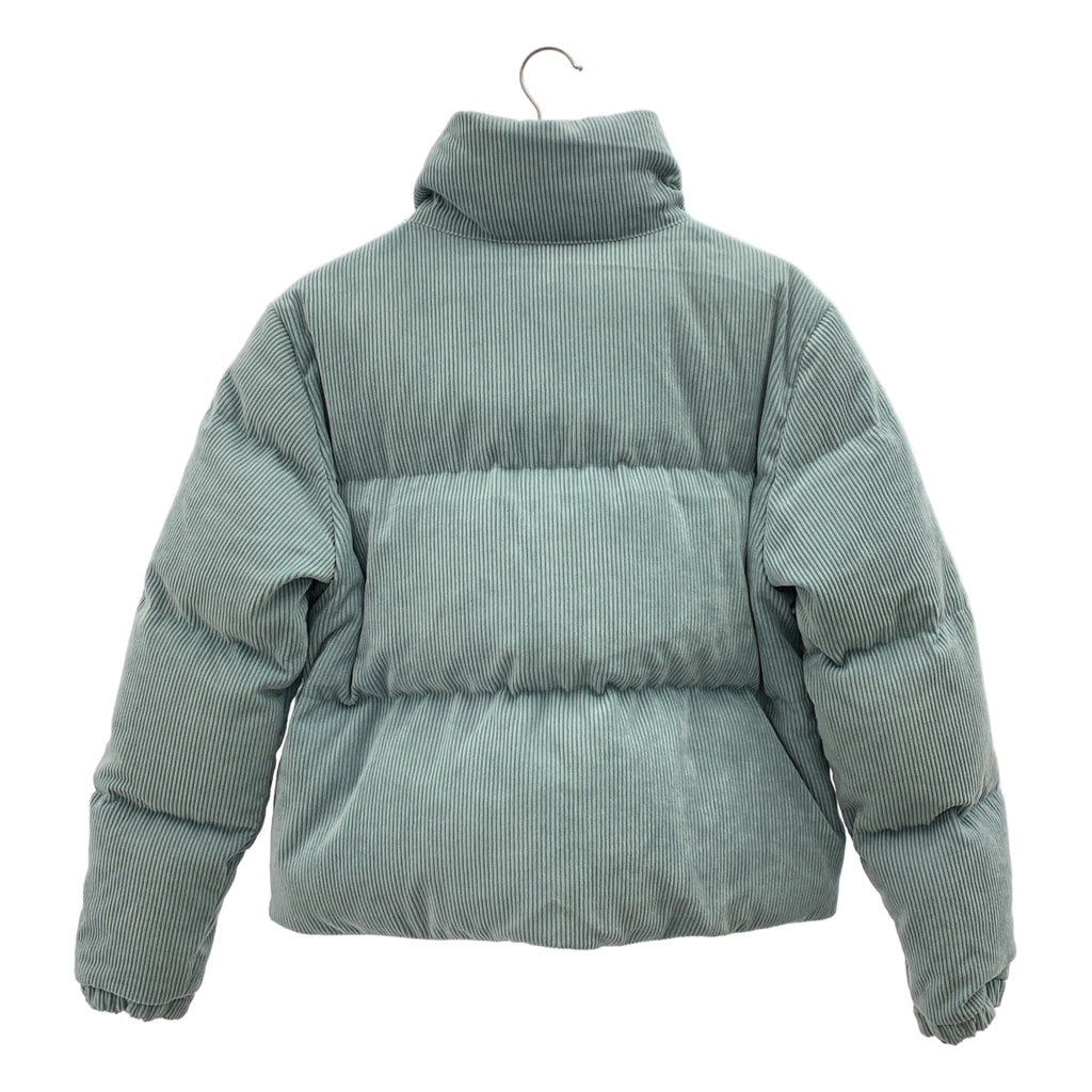 【成色極佳】MONCLER ANTRE 燈芯絨短款羽絨外套 | 0碼 | 淺藍色 | 女款