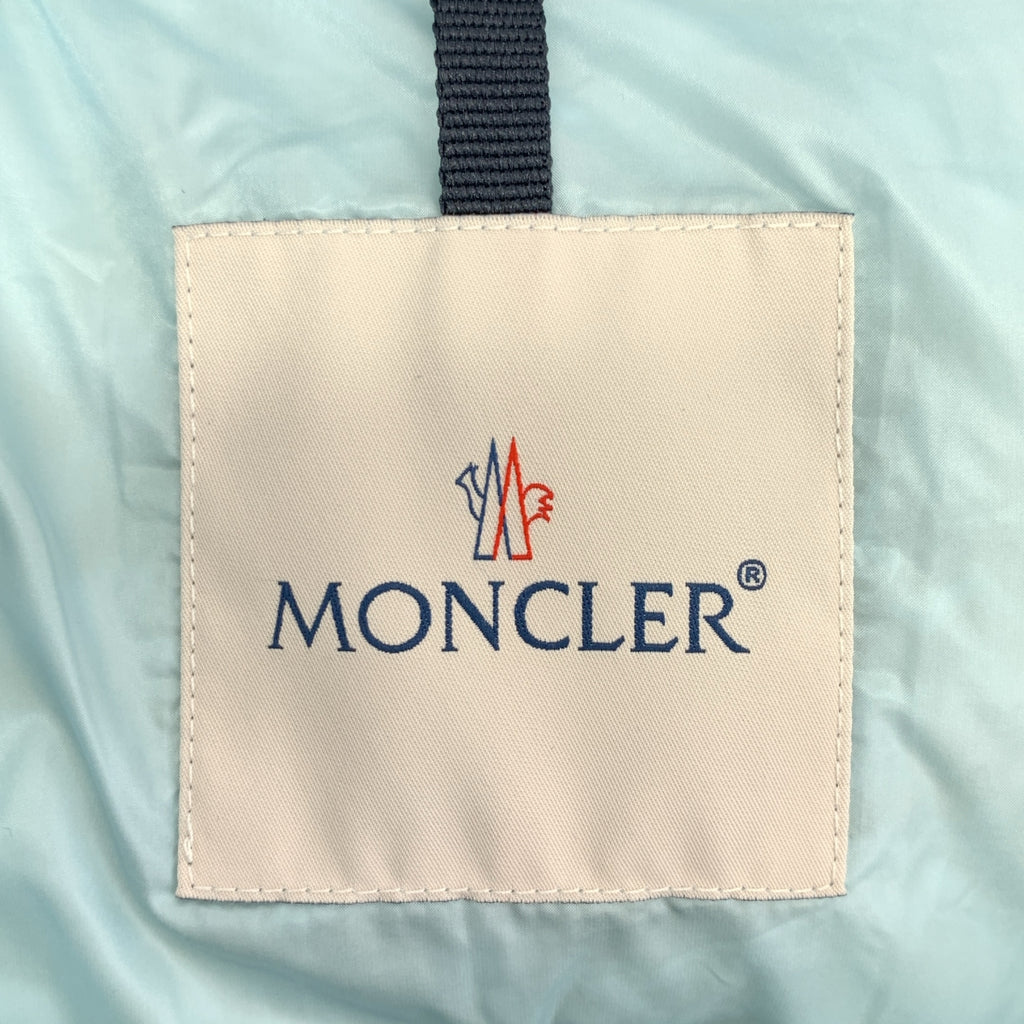 【成色極佳】MONCLER ANTRE 燈芯絨短款羽絨外套 | 0碼 | 淺藍色 | 女款
