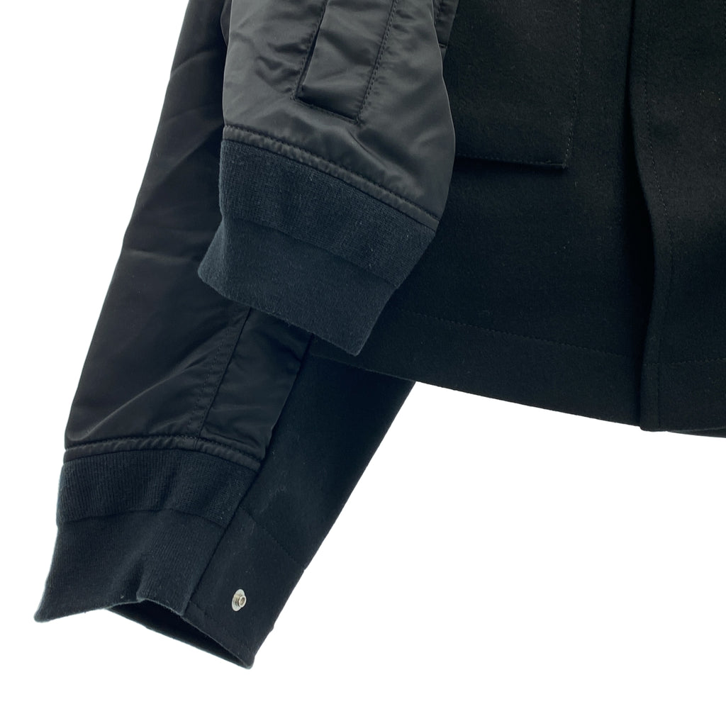 sacai / サカイ | 2024AW | ボクシーウール  ナイロン ブルゾン ジャケット | 1 | レディース