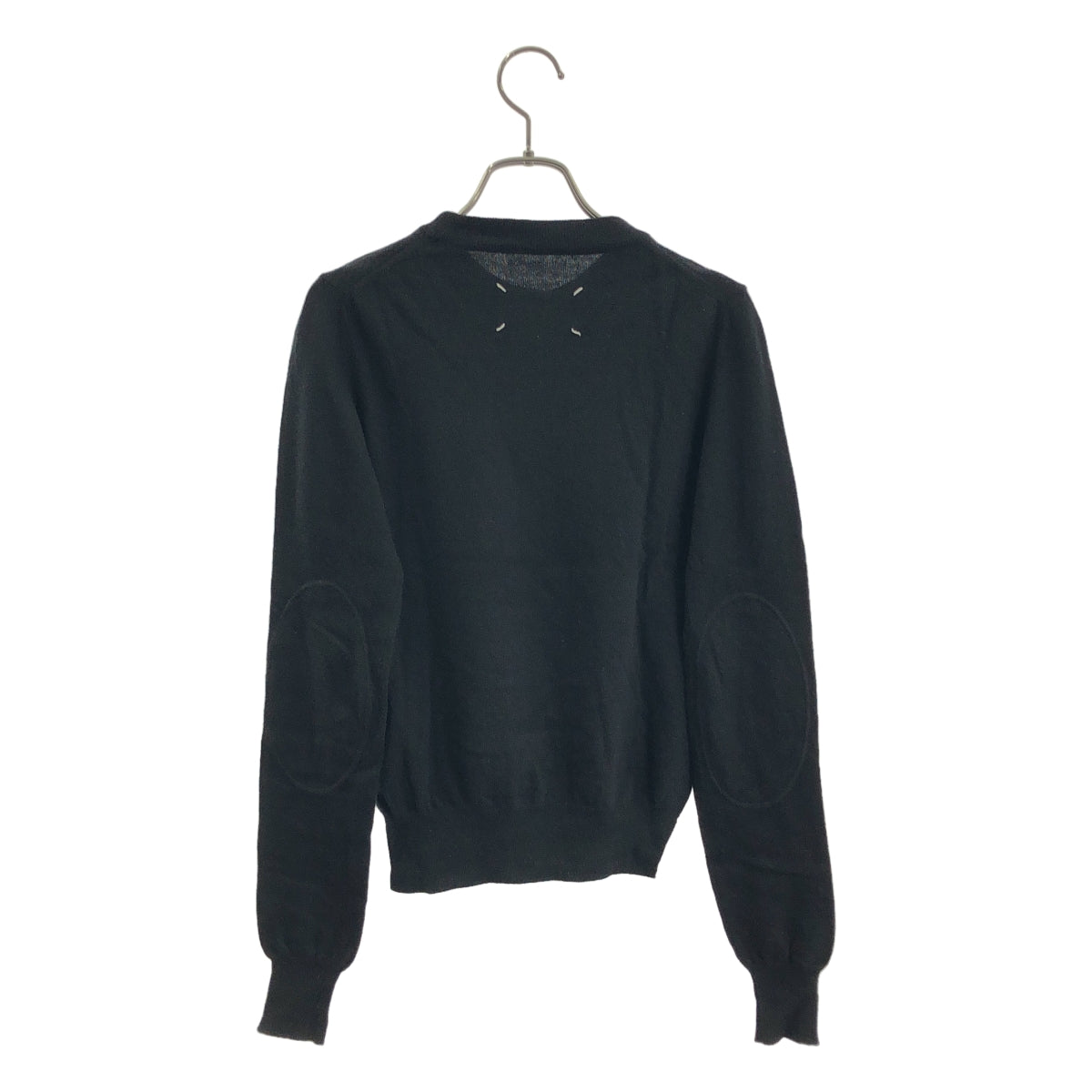 Maison Margiela / メゾンマルジェラ | 2019AW | ウール エルボーパッチ クルーネック ニット セーター | XS | レディース