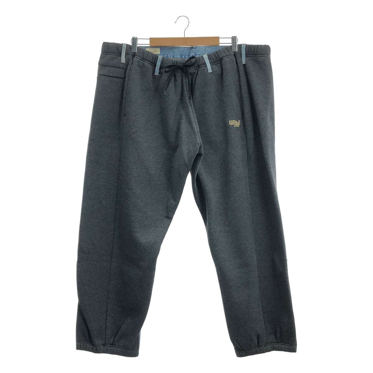 【新品】  BLESS / ブレス | ×LEVI'S リーバイス / over jogging jeans denim jersey スウェット 切替 デニムパンツ | S | インディゴ / ダークグレー | メンズ