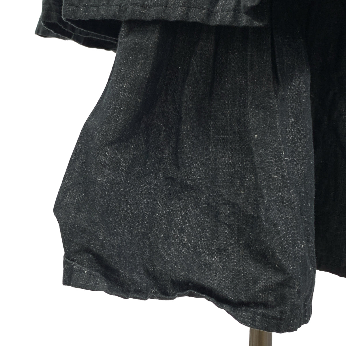 Y's / Y's Yohji Yamamoto | 2006春夏 | 棉麻側拉鍊褶皺蓬蓬長裙 | 2碼 | 女裝