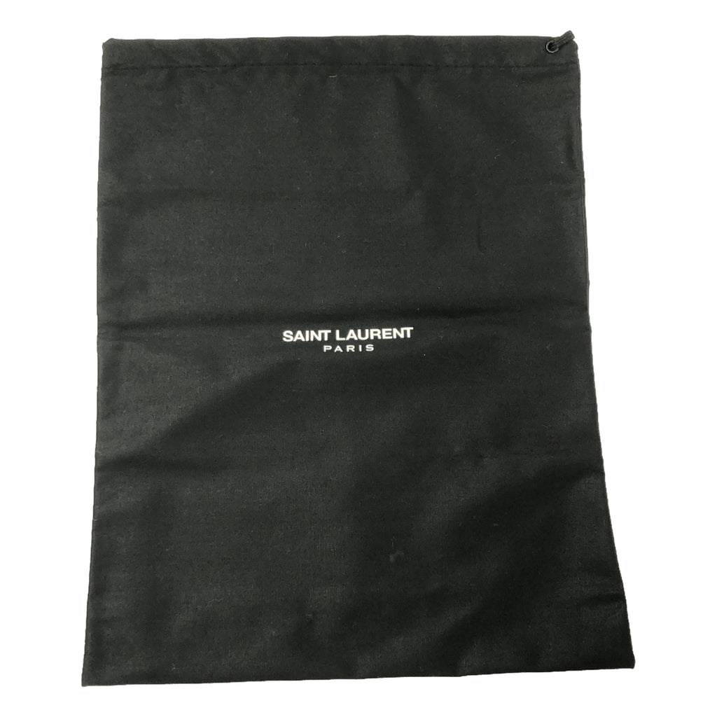 SAINT LAURENT PARIS / サンローランパリ | 393827 BABIES 40 TASSEL MOC ベイビーズ エナメル タッセル ローファー | 36.5 | ブラック / ホワイト | レディース