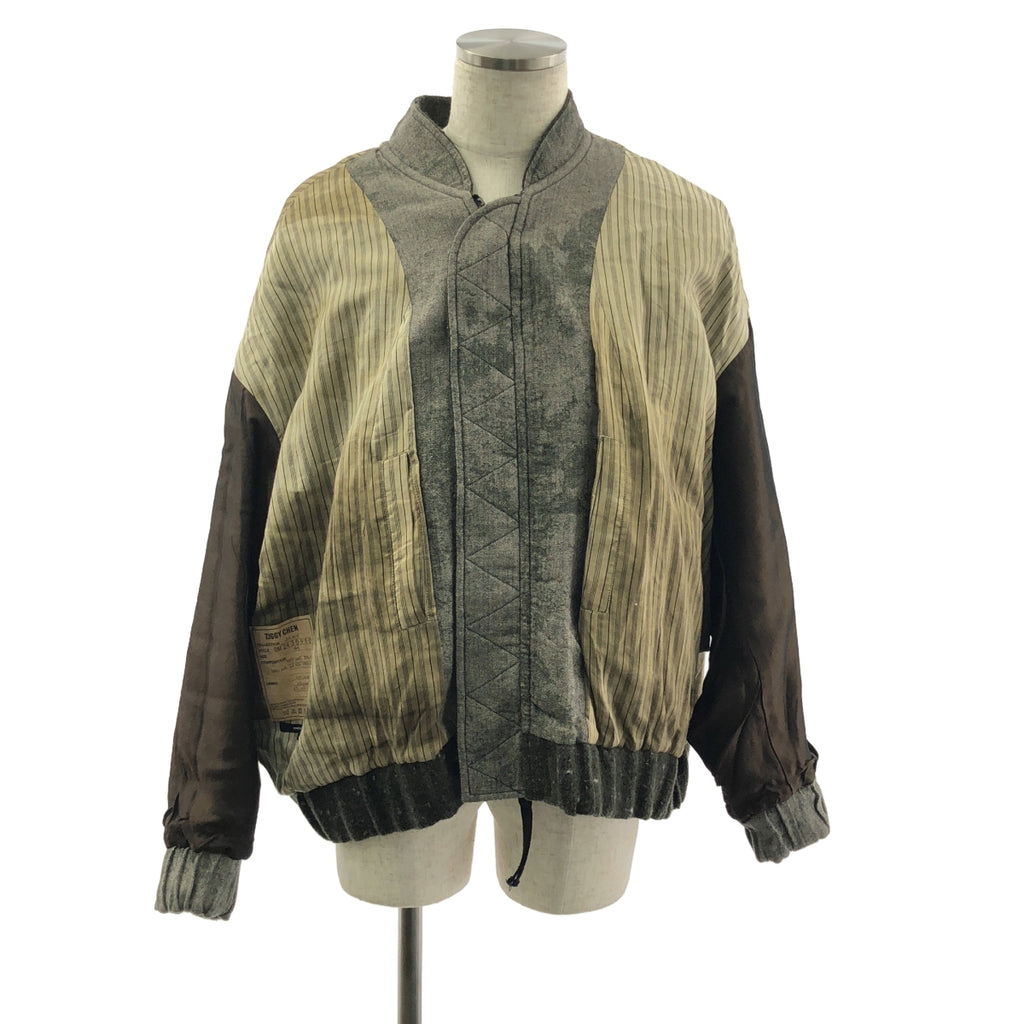 ziggy chen / ジギーチェン | 2024AW | Oversized Bomber Jacket  / オーバーサイズ ボンバー ジャケット / 柄総裏地 | 44 | メンズ