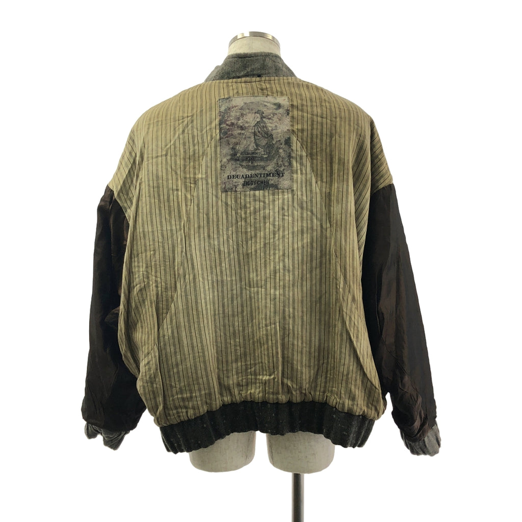 ziggy chen / ジギーチェン | 2024AW | Oversized Bomber Jacket  / オーバーサイズ ボンバー ジャケット / 柄総裏地 | 44 | メンズ
