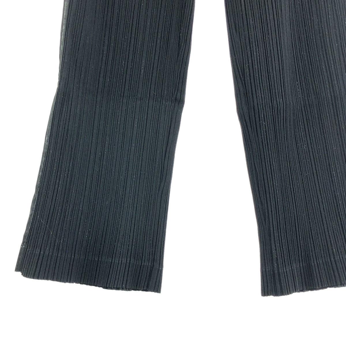 ISSEY MIYAKE / イッセイミヤケ | サイドライン イージーパンツ | L | ブラック | レディース