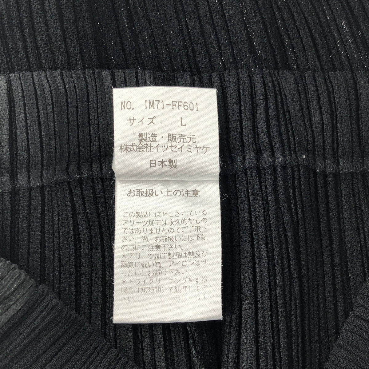 ISSEY MIYAKE / イッセイミヤケ | サイドライン イージーパンツ | L | ブラック | レディース