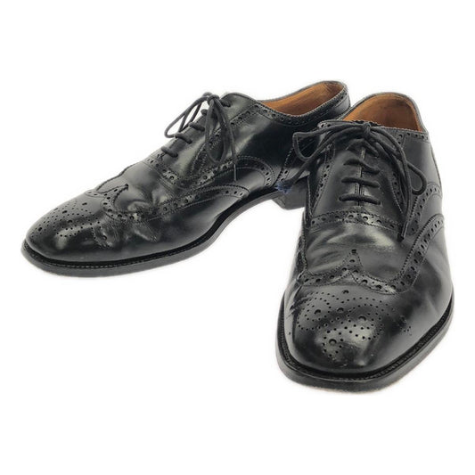 JM WESTON | 1990-2000s | Wingtip leather shoes | 8/E | Black | Men's