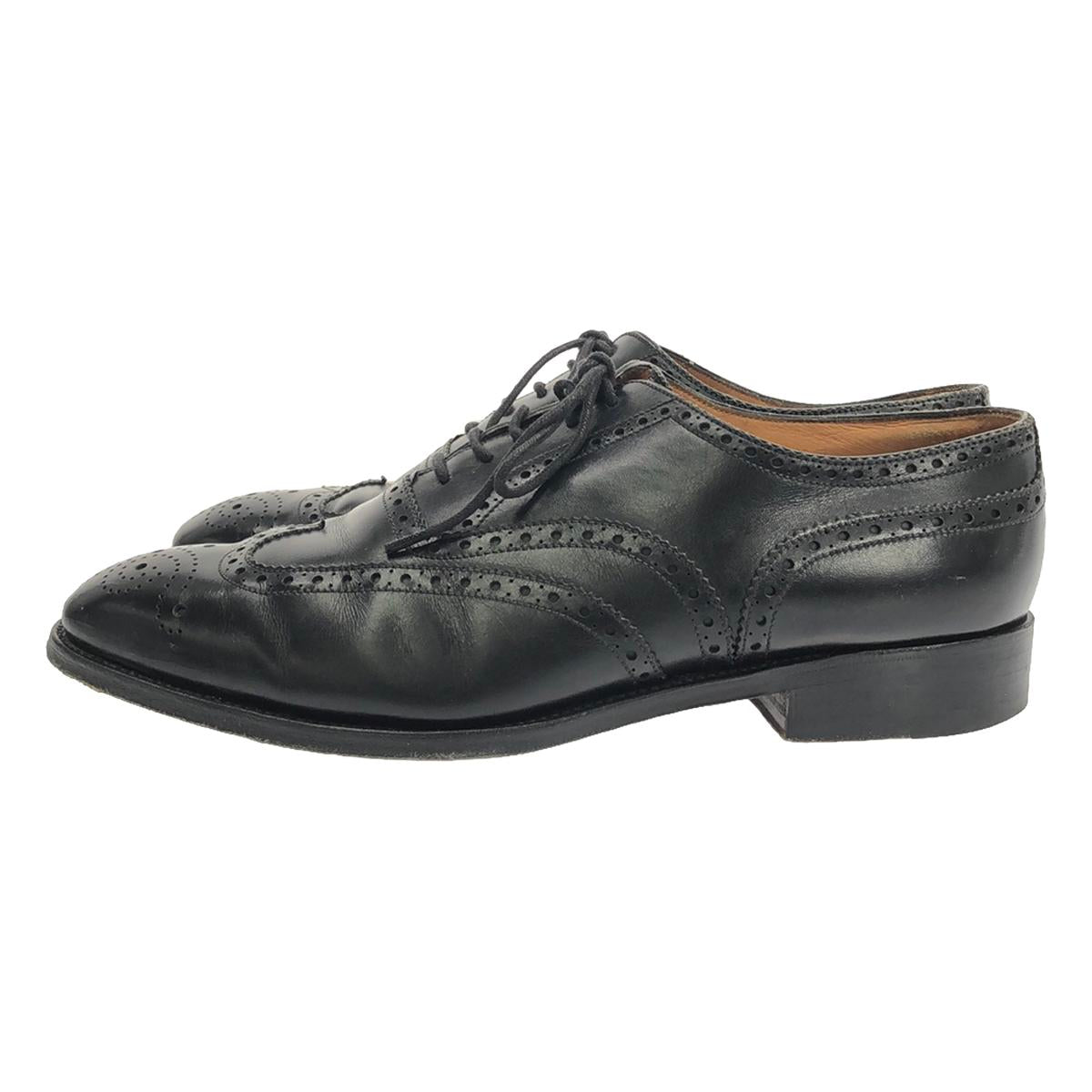 JM WESTON | 1990-2000s | Wingtip leather shoes | 8/E | Black | Men's