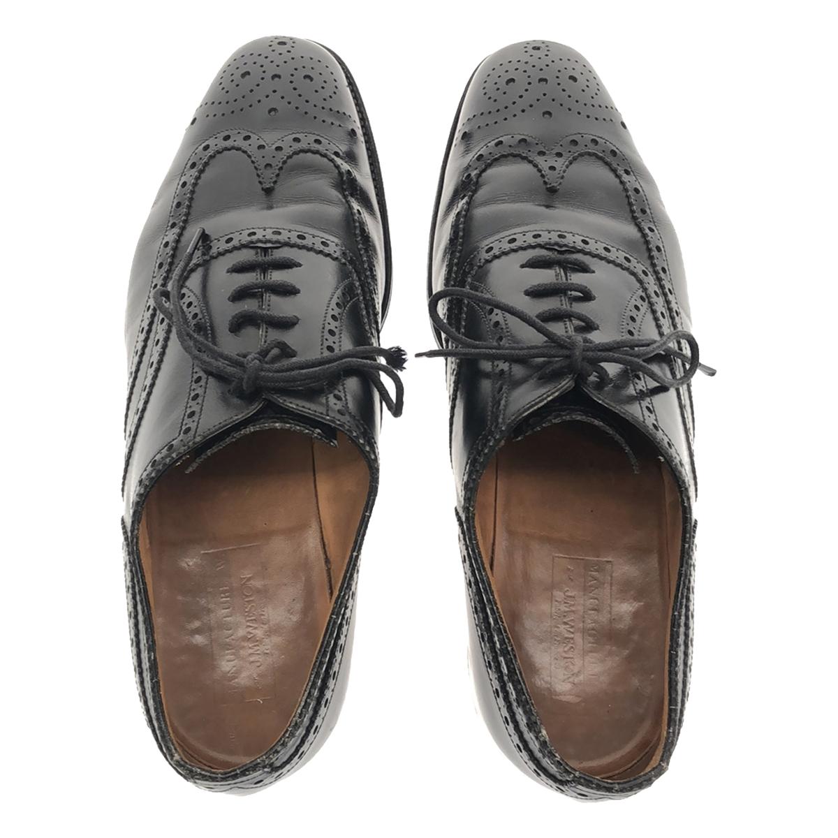 JM WESTON | 1990-2000s | Wingtip leather shoes | 8/E | Black | Men's