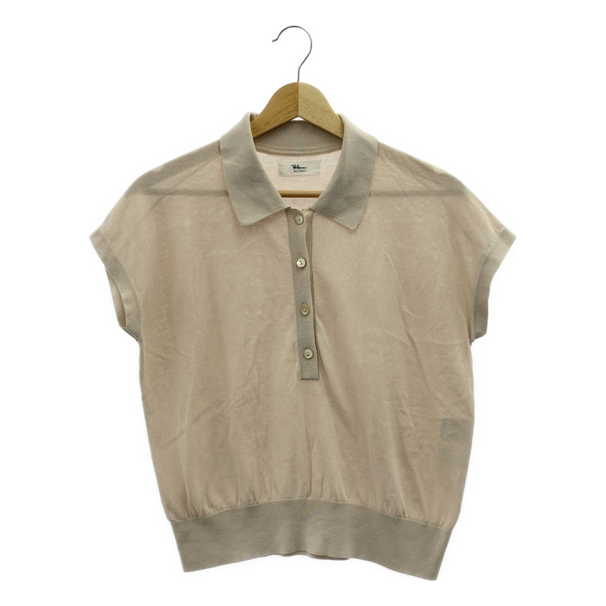 Ron Herman | 2025 秋冬 | 法式袖針織 Polo 衫 | XS |