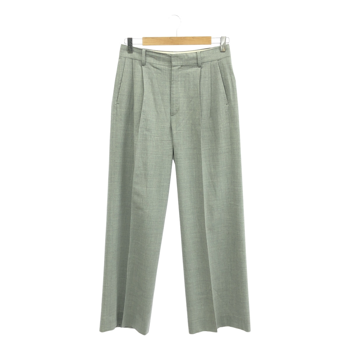 UNITED ARROWS / 유나이티드 애로즈 | 2 택 와이드 팬츠 | 40 | 그레이 | 여성