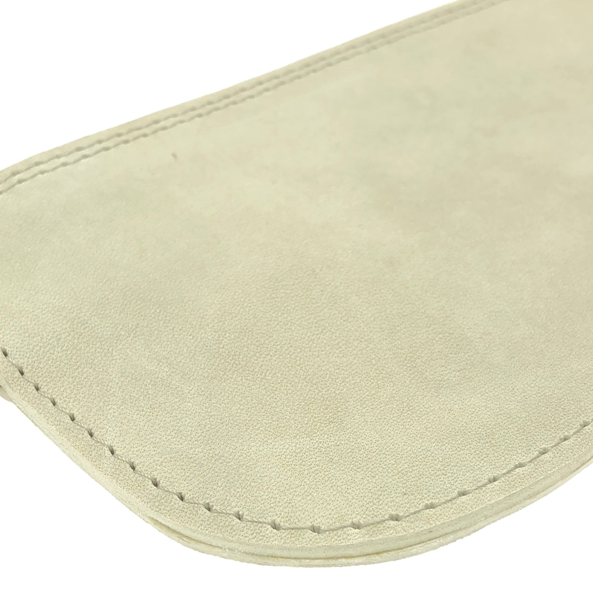 【美品】  TAGLIOVIVO / タリオヴィヴォ | レザー ハンド ポーチ バッグ | オフホワイト | メンズ