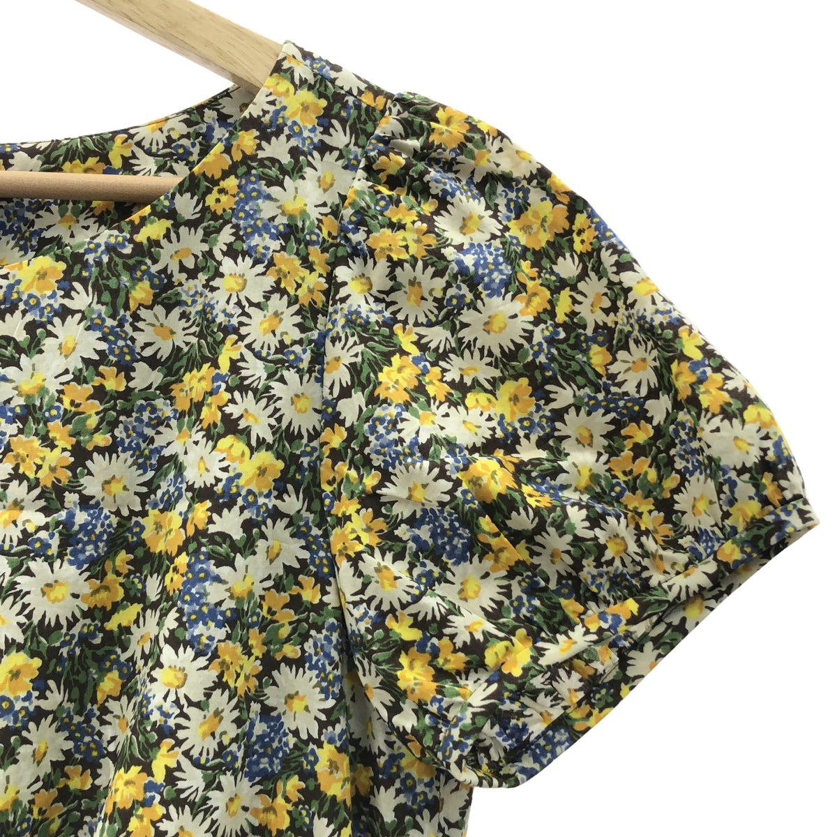 anatelier / アナトリエ | × Liberty / リバティ 総柄 ポケット付き リボン ドレス ワンピース / 裏地付き | 38 | レディース