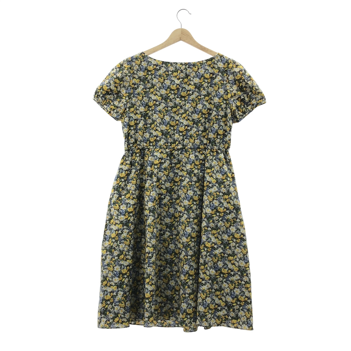 anatelier / アナトリエ | × Liberty / リバティ 総柄 ポケット付き リボン ドレス ワンピース / 裏地付き | 38 | レディース