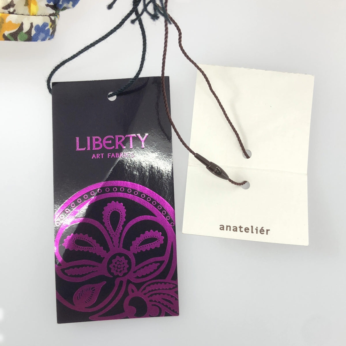 anatelier | x Liberty / Liberty 印花全口袋蝴蝶結洋裝 / 有襯裡 | 尺寸 38 | 女款