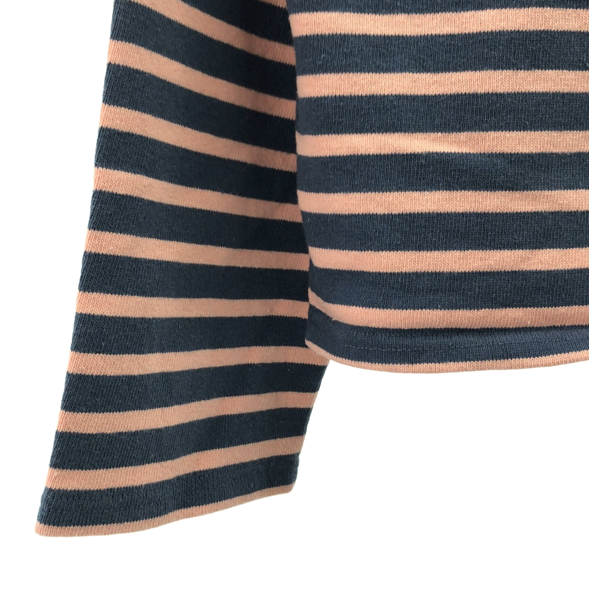 SAINT JAMES / セントジェームス | コットン ボーダー バスクシャツ | L | ネイビー/ピンク | レディース