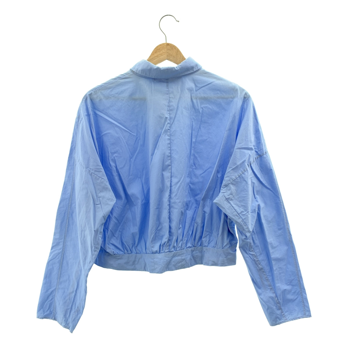 MARNI / マルニ | 2024SS | コットンポプリン フロントタック バックギャザー クロップドシャツ | 42 | レディース