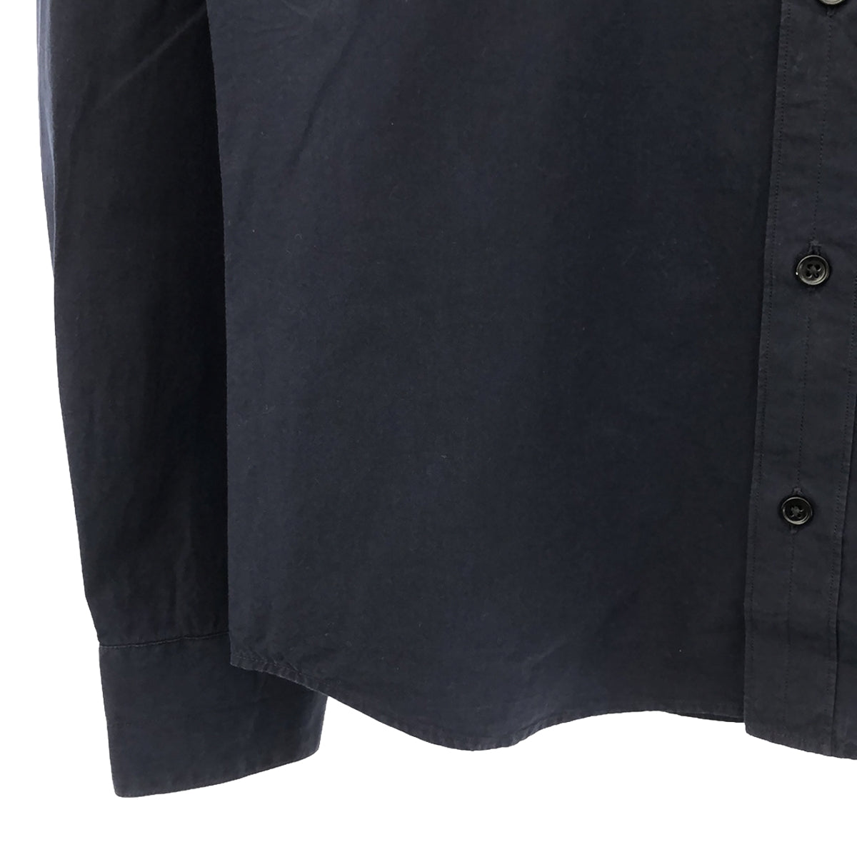 LEMAIRE | Cotton Regular Collar Shirt | 48 | Navy | Men's