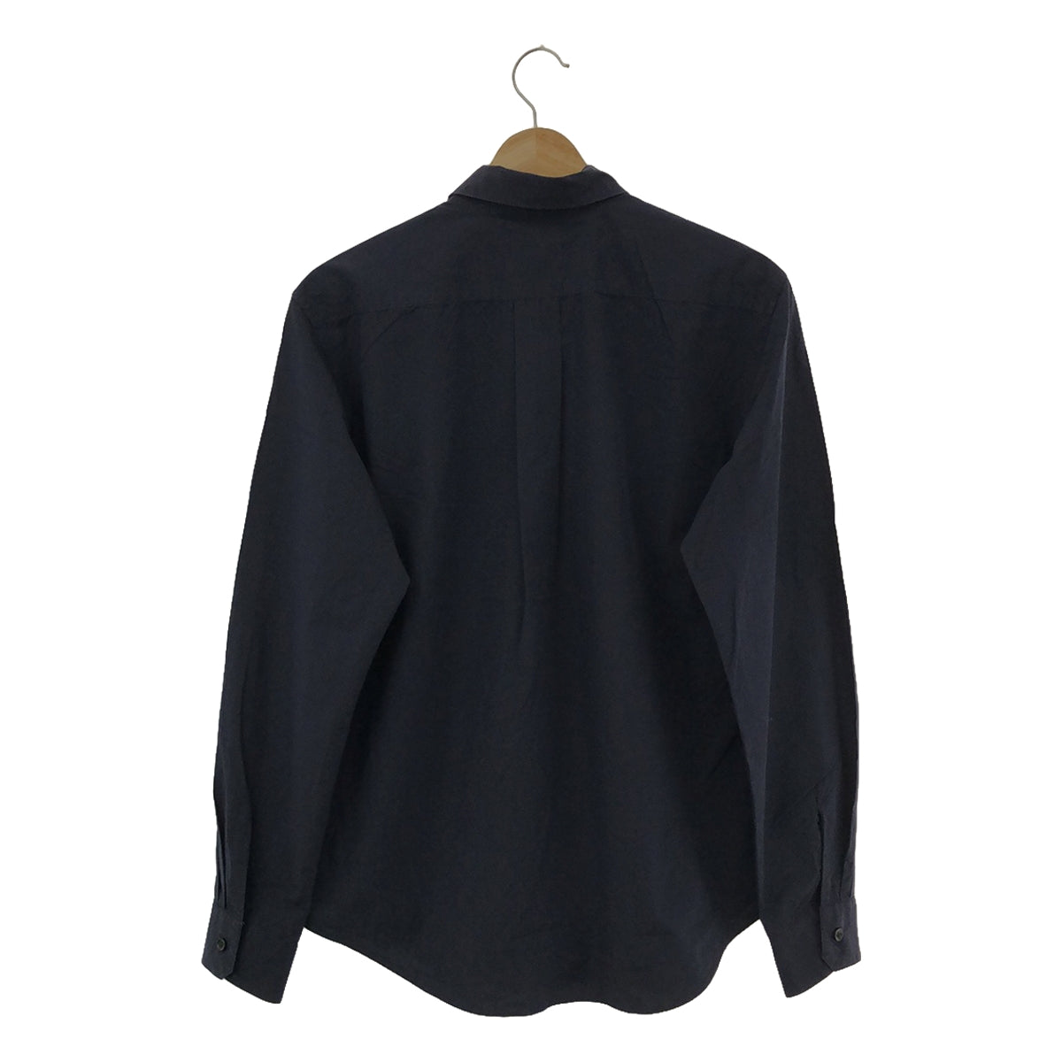 LEMAIRE | Cotton Regular Collar Shirt | 48 | Navy | Men's