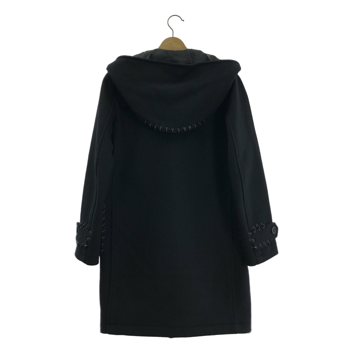 noir kei ninomiya / 느와르 케이니노미야 | 2015AW | 울 장식 더플 코트 후디 / 총 안감 | S | 여성