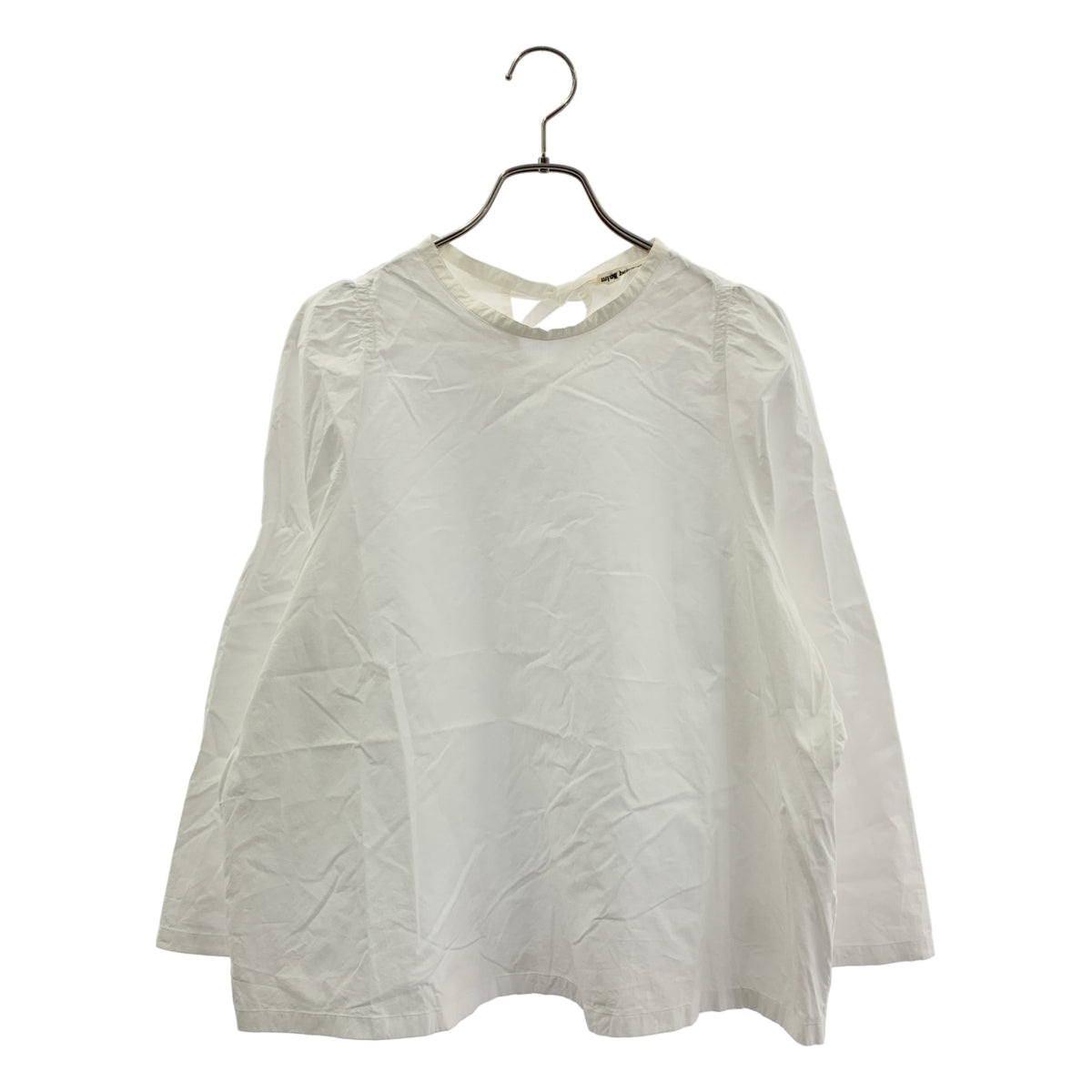 mina perhonen / ミナペルホネン | nuage / ヌアージュ バックリボン シャツ ブラウス | 36 | ホワイト | レディース