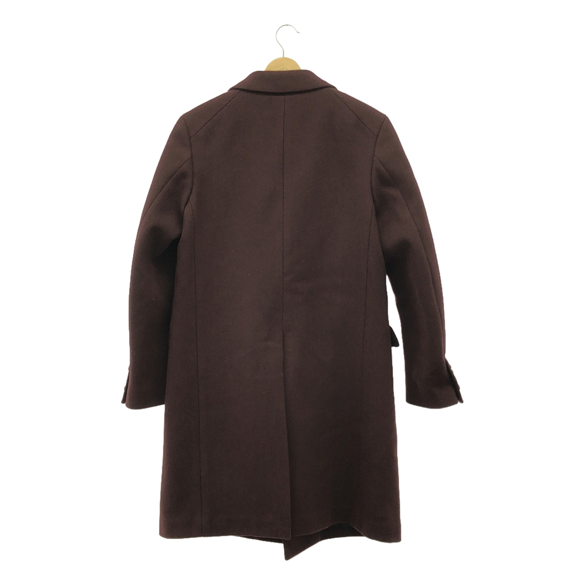 scye basics / Scythe basics | Wool cashmere blend double chester coat | 38 | Burgundy | Men's