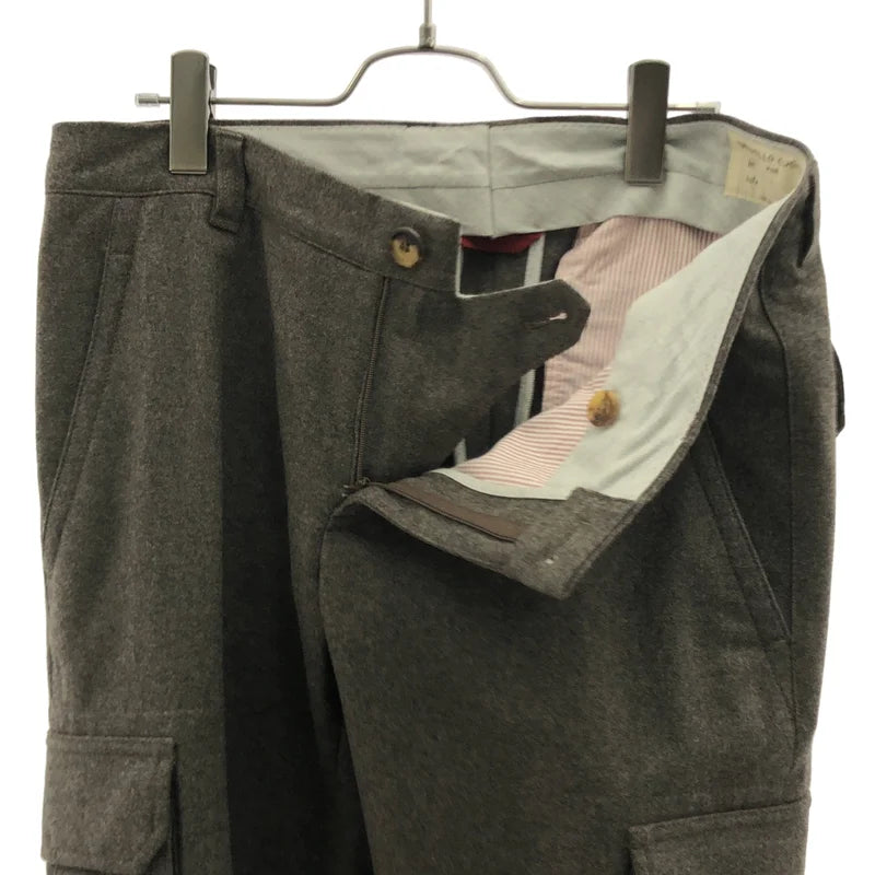 BRUNELLO CUCINELLI / ブルネロクチネリ | ウール ロールアップ カーゴパンツ | M | メンズ
