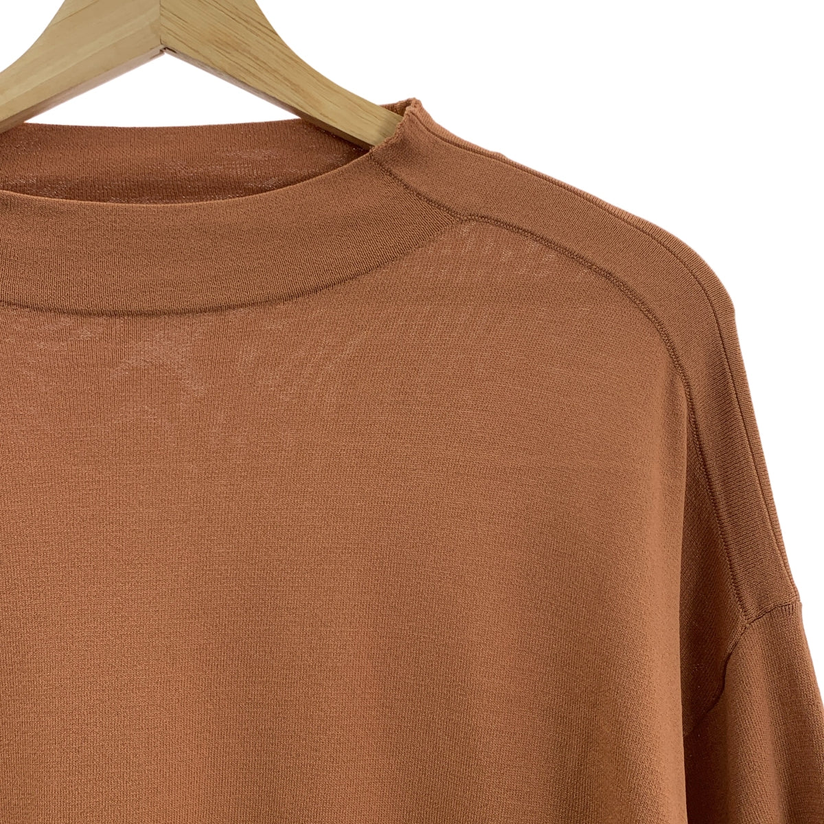 MUVEIL / 뮤베일 | 진주 플레어 슬리브 풀오버 탑스 | 38 | 브라운 계열 | 여성