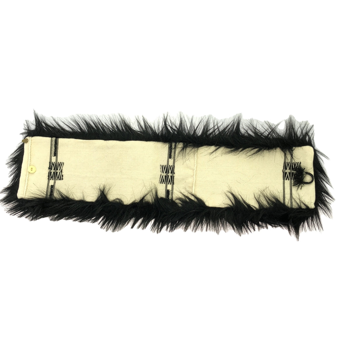 WONDER FULL LIFE / ワンダーフルライフ | ファー ショール マフラー | ブラック | レディース