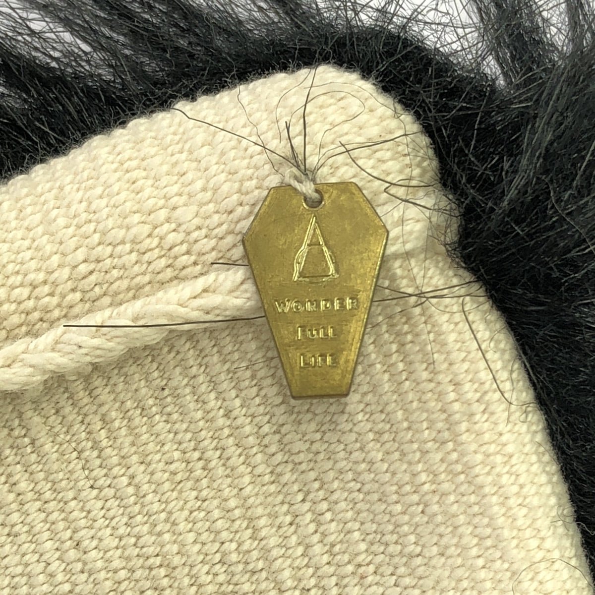 WONDER FULL LIFE / ワンダーフルライフ | ファー ショール マフラー | ブラック | レディース