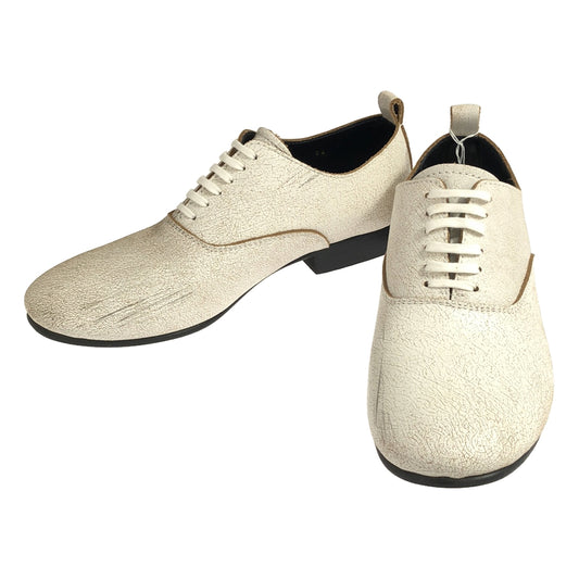 COMME des GARCONS | Painted leather lace-up shoes | Size 24 | White | Women's