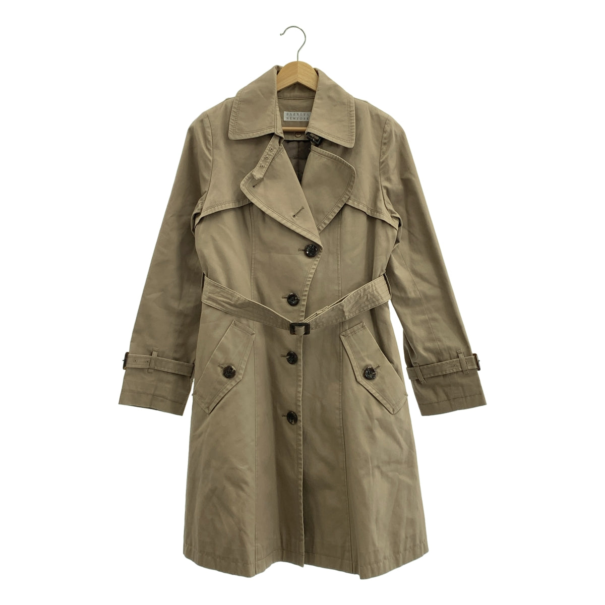 BARNEYS NEWYORK / バーニーズニューヨーク | コットン トレンチコート ライナー付き | グレー | レディース