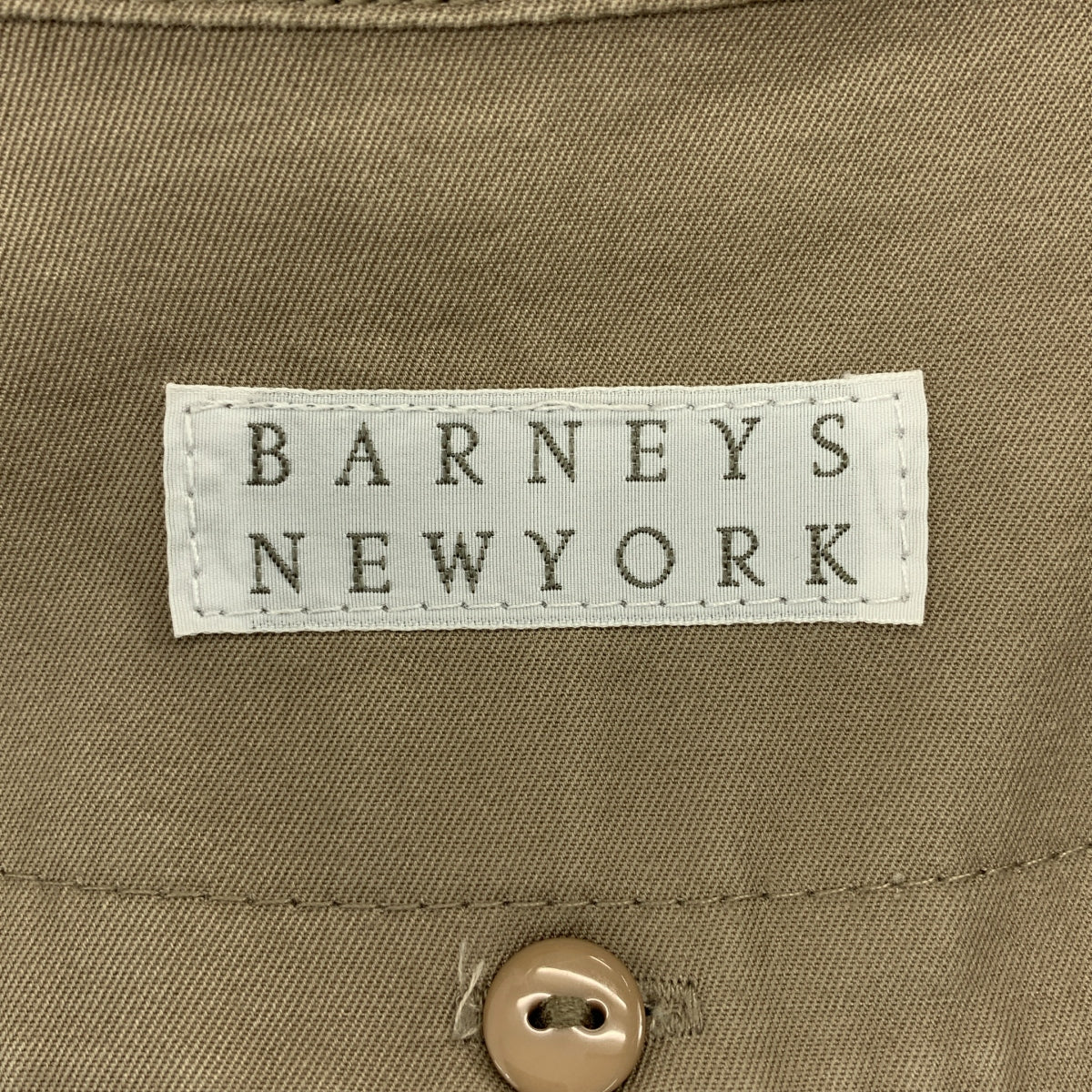 BARNEYS NEWYORK / バーニーズニューヨーク | コットン トレンチコート ライナー付き | グレー | レディース