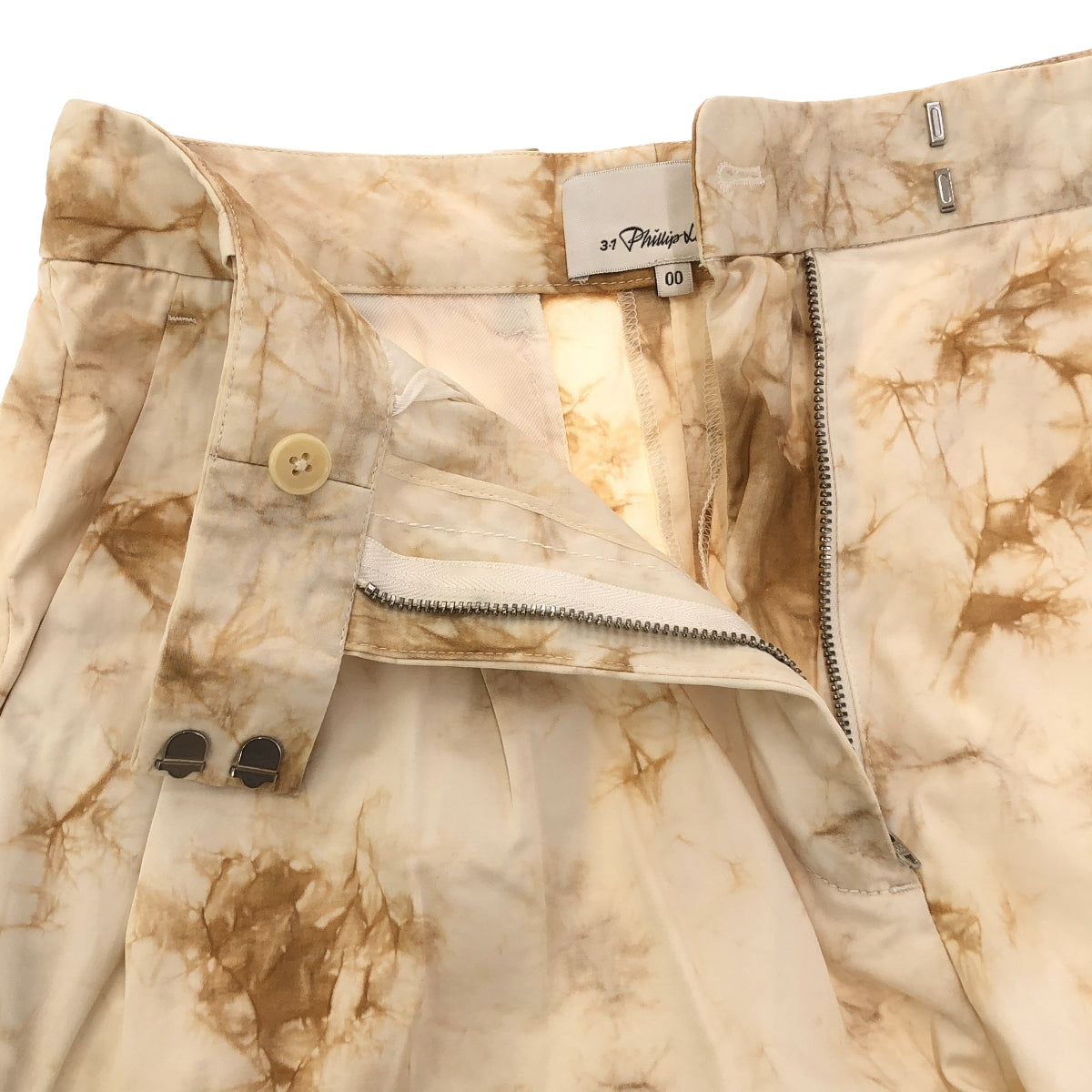 3.1 Phillip Lim | Tie-dye tuck shorts | 00 | Women's