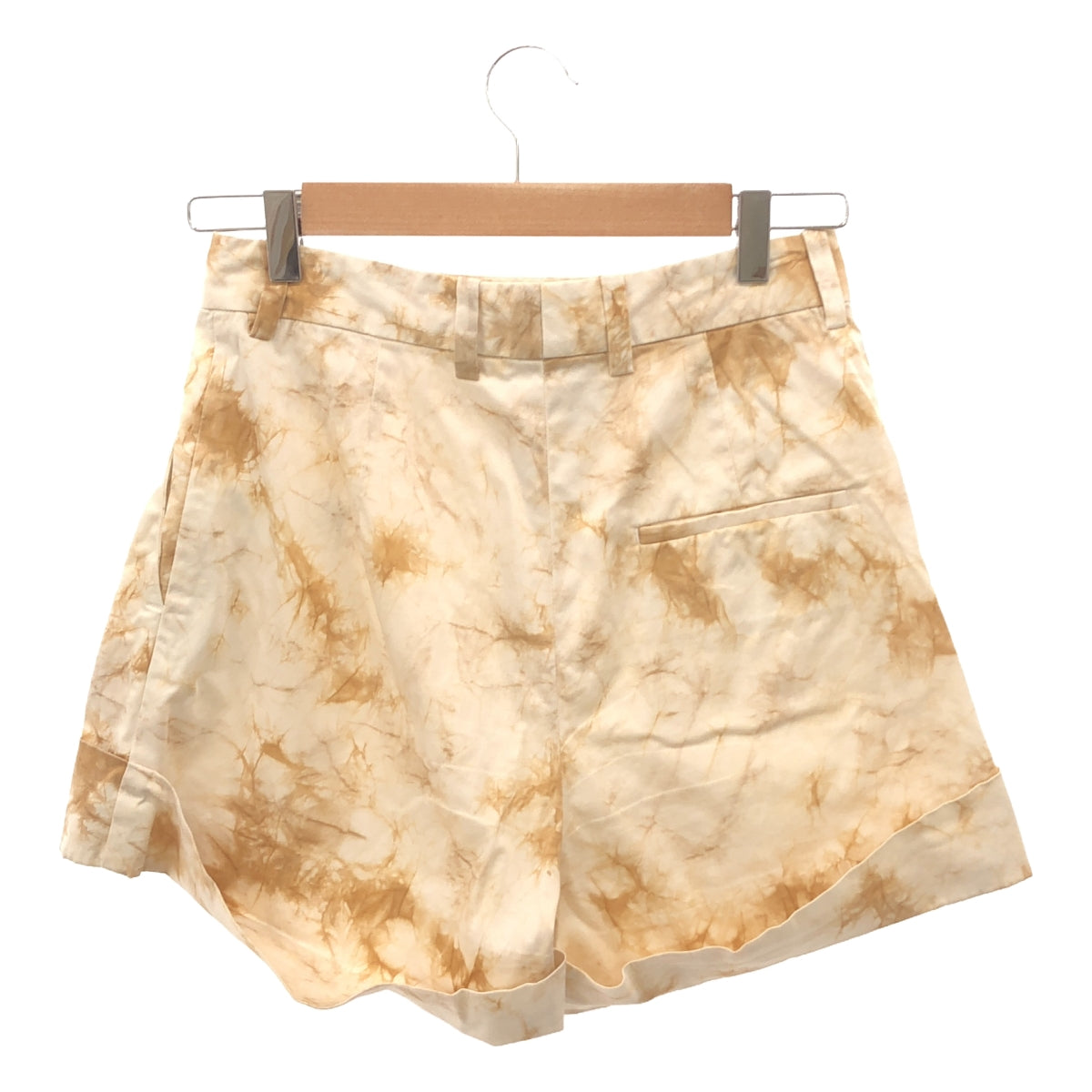 3.1 Phillip Lim |紮染塞褶短褲 | 00 |棕色/白色 |女性的