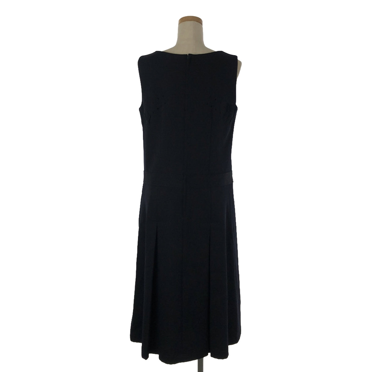 [Good Condition] COMME des GARCONS COMME des GARCONS / Comme des | Lace-up Sleeveless Pleated Dress | S | Dark Navy | Women's