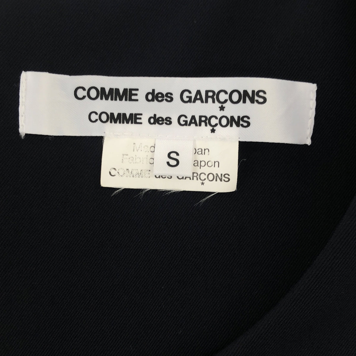 [品相良好] COMME des GARCONS COMME des GARCONS / Comme des |繫帶無袖褶皺連身裙 | S |深海軍藍 |女性的