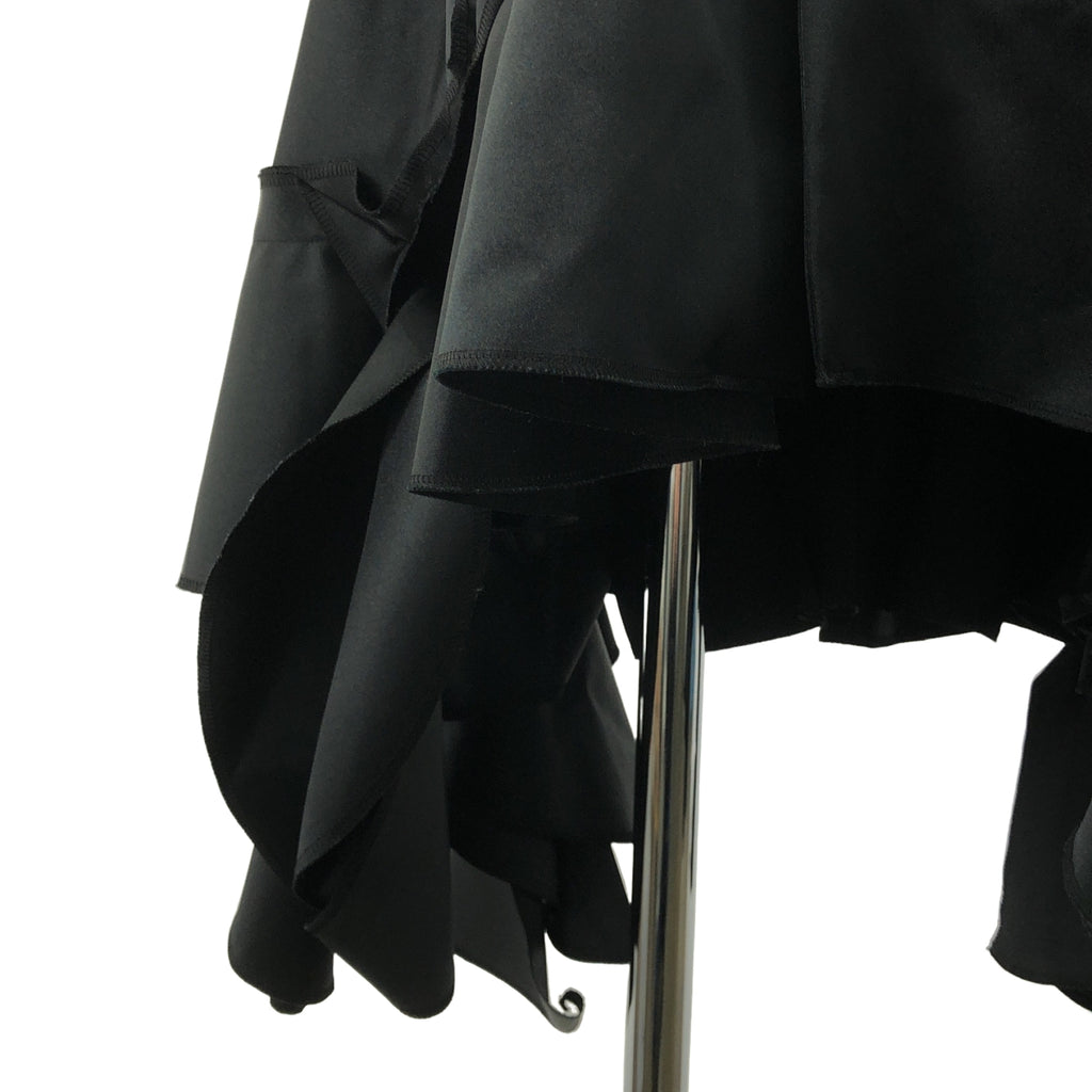 【近全新】COMME des GARCONS | 2024秋冬系列 | 聚酯不對稱圓領洋裝 | XS碼 | 黑色 | 女裝