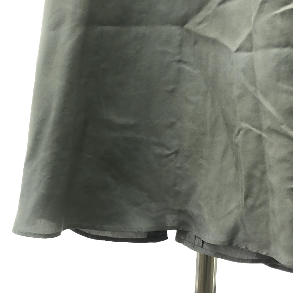 【美品】  MADISON BLUE / マディソンブルー | 2023SS | VIAS SKIRT SILK / シルク フレア スカート / 裏地付き | 00（XS) | グレー | レディース