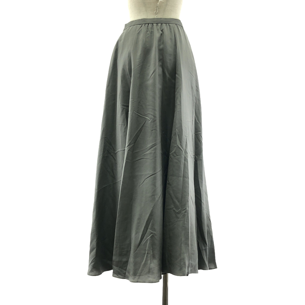 【美品】  MADISON BLUE / マディソンブルー | 2023SS | VIAS SKIRT SILK / シルク フレア スカート / 裏地付き | 00（XS) | グレー | レディース