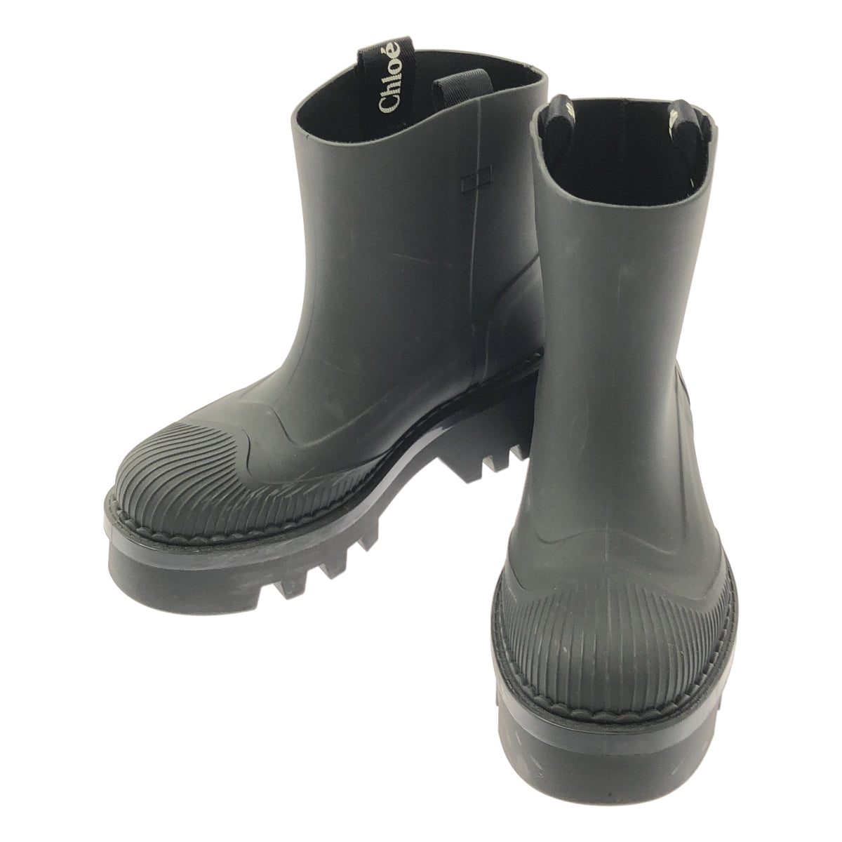 Chloe / 클로이 | RAINA / 레이나 로고 레인 짧은 부츠 | 37 |