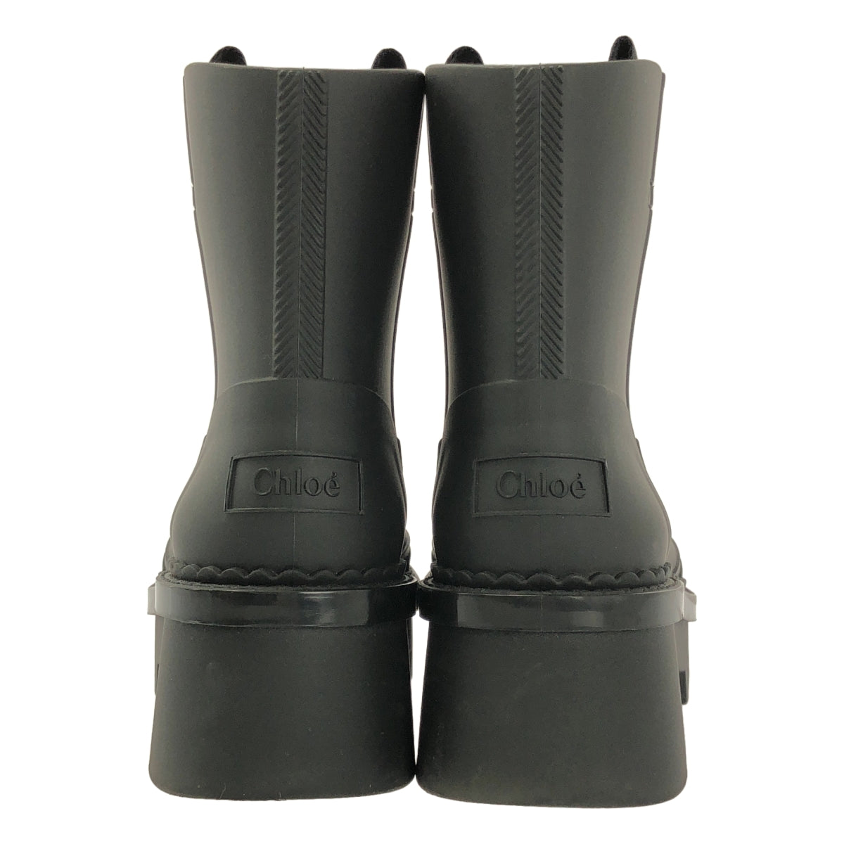 Chloe / 클로이 | RAINA / 레이나 로고 레인 짧은 부츠 | 37 |