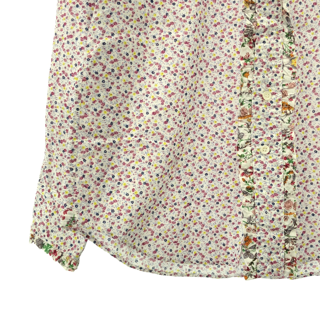 45r / Forty Five R | 印度卡迪印花荷葉邊襯衫 | 2 碼 | 女款