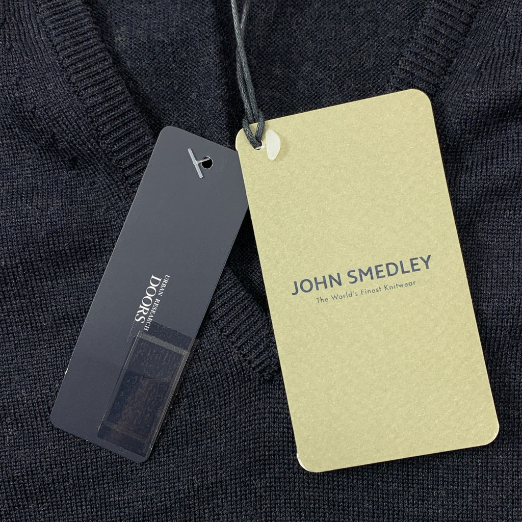 JOHN SMEDLEY / 존스 메들리 | 메리노 울 하이 게이지 V 넥 니트 | M |