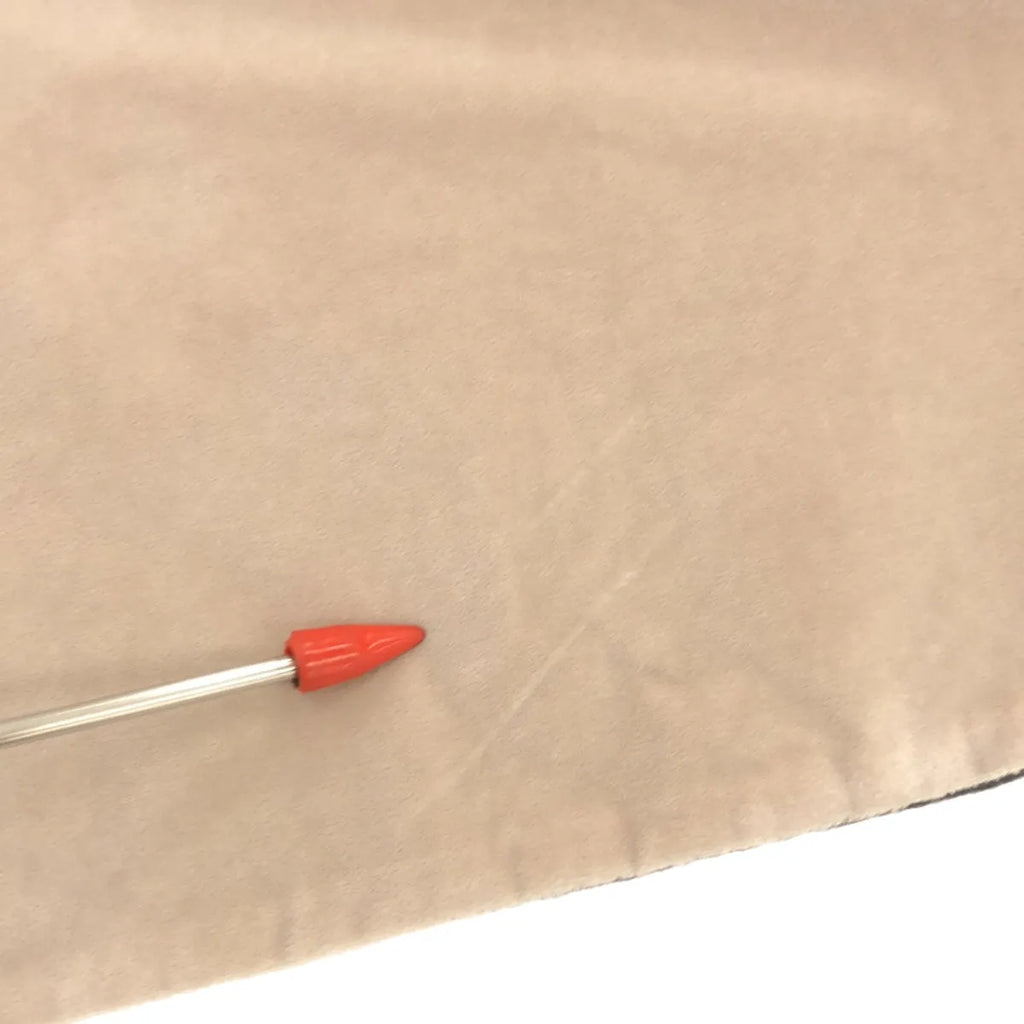 [品相良好] mina perhonen / minuit 天鵝絨羊絨圍巾披肩 |灰色 |女性的