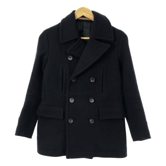 scye basics / Scythe basics | Cashmere blend melton pea coat | 38 | Navy | Women's