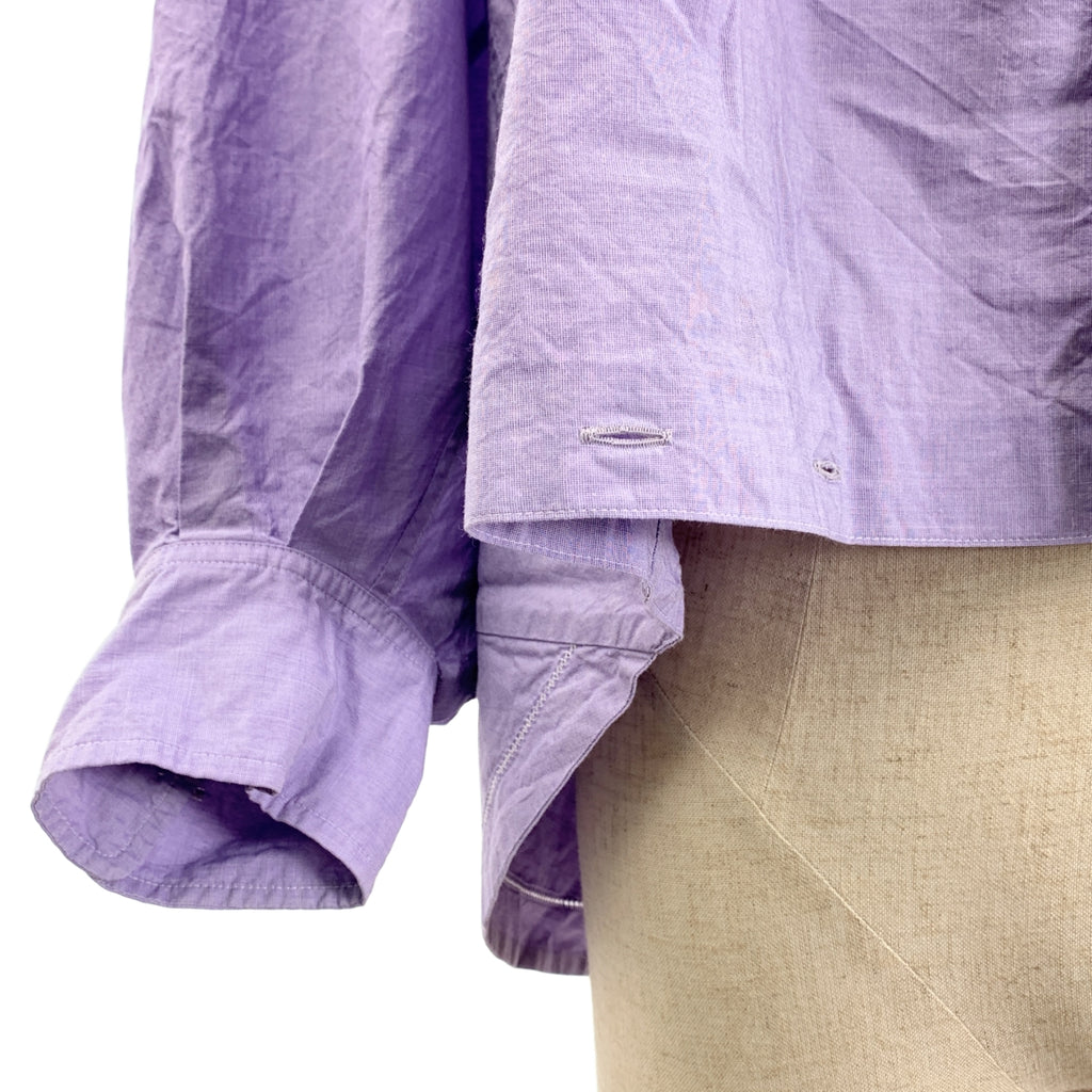 beautiful people / ビューティフルピープル | double-end cotton sheets sailor blouse ダブルエンド シャツ | 34 | パープル | レディース